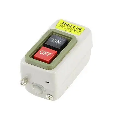 

380V 10A 1.5KW ON/OFF 3 Phase 3P Self-Locking Power Push Button Switch