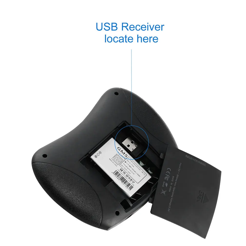 2,4G мини беспроводная Bluetooth клавиатура тачпад мышь комбо ручной пульт для мультимедиа управления для смарт-ТВ на андроид приставка