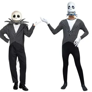 

2019 Jack Skellington 3D Undertale Kids jumpsuits Halloween Cosplay Costumes Teen Boys Clothing Sets Fashion For Party Jumpsuit