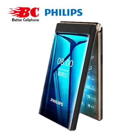 Оригинал Philips E219 2 8 дюймов 1800 мАч батарея одна камера FM радио Поддержка карты