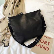 Большая женская сумка на одно плечо, новинка, модная Корейская версия, сумка-мессенджер, мягкая Большая вместительная сумка-тоут