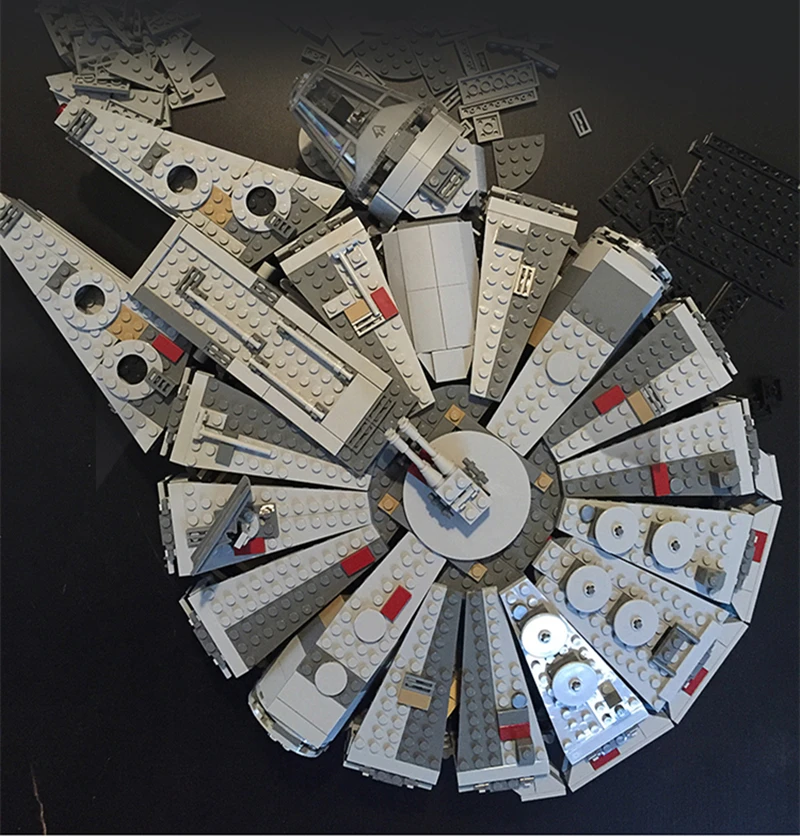 StarWars Millennium Imperial Spaceship TIE Fighter Model Destroyer Warship Space Bricks Kids Toys Children Gifts