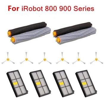 

Side Brush+ Filter +Extractor Replacement Kit For Irobot Roomba 800 870 880 980