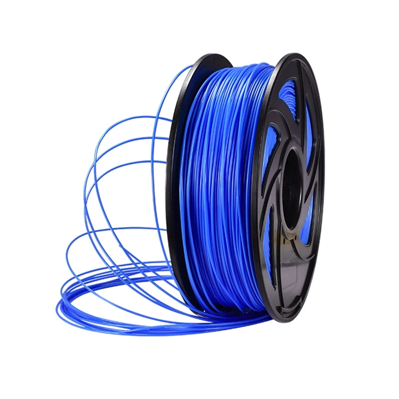 1,75 мм PLA 3d Принтер Нити пластиковые резиновые расходные материалы для 3D печати гладкие и без пузырьков синие
