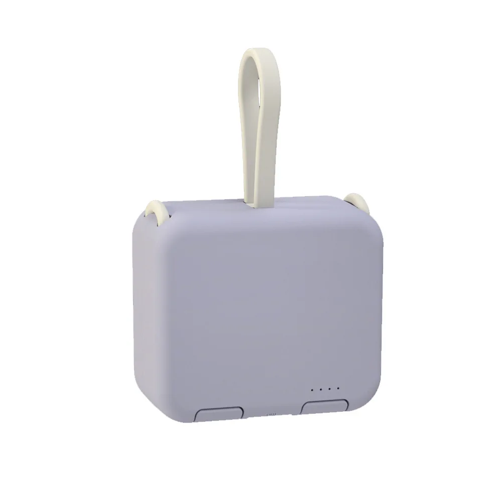 external battery 4000mAh Mini Power Bank Phone Battery Charger Case Holder USB Type-c Port Output For iPhone Samsung Huawei Xiaomi Power Bank top power bank Power Bank