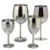Металлические бокалы для вина из нержавеющей стали 18/8, 2 шт., бокалы для вина, бокалы для шампанского, Коктейльные бокалы, вечерние чаши - изображение