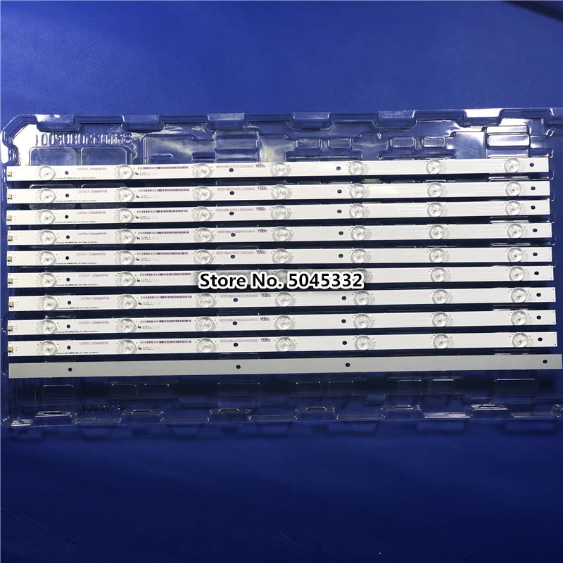 Светодиодный подсветка для Hisense 55H8C светодиодный полосы набор (10) 55 HD550DU B52 3030C V0