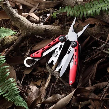 

Multifunctional outdoor knife clamp camping tool, portable carabiner multi-purpose tool pliers gift custom factory direct sales