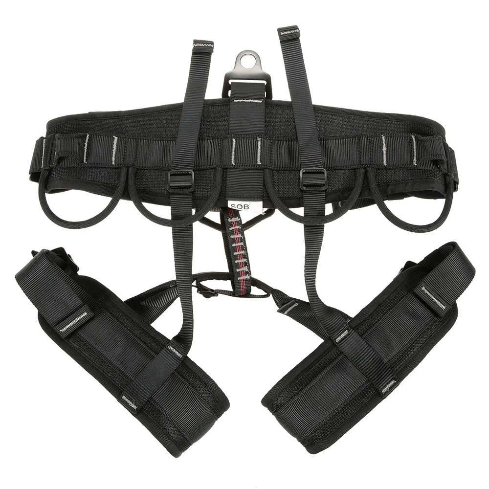 Professional Thicken Strong Seat Safety Belt Rock Climbing Bust Harness Rappelling Mountaineering Caving Rescue