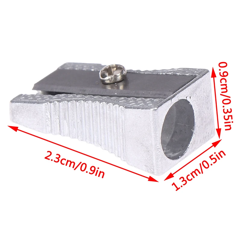 1 шт. портативная точилка для карандашей из алюминиевого сплава школы офиса с