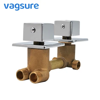 

2/3/4/5 Way Square Shower Cabin Mixer Screw/Intubation installation Shower Room Cold & Hot Mixing Shower Tap Diverter