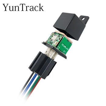 

CJ720 NEW Car Tracking Relay GPS Tracker Device GSM Locator Remote Control Anti-theft Monitoring Cut off oil power System APP