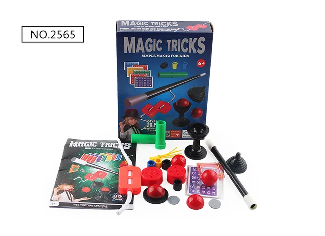 Puzzle Simple Magic Prop Beginners Magic Kit Set For Kids Exciting Magician Tricks Performance Show with Instruction Manual GYH 3
