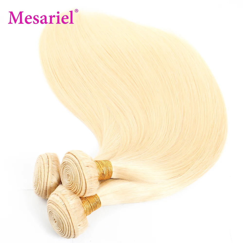 Mejor Compra Extensiones de cabello humano Remy, extensiones de cabello lacio brasileño de color rubio 613, 32, 34, 36, 38 y 40 pulgadas, se pueden teñir J9jEMR7B6