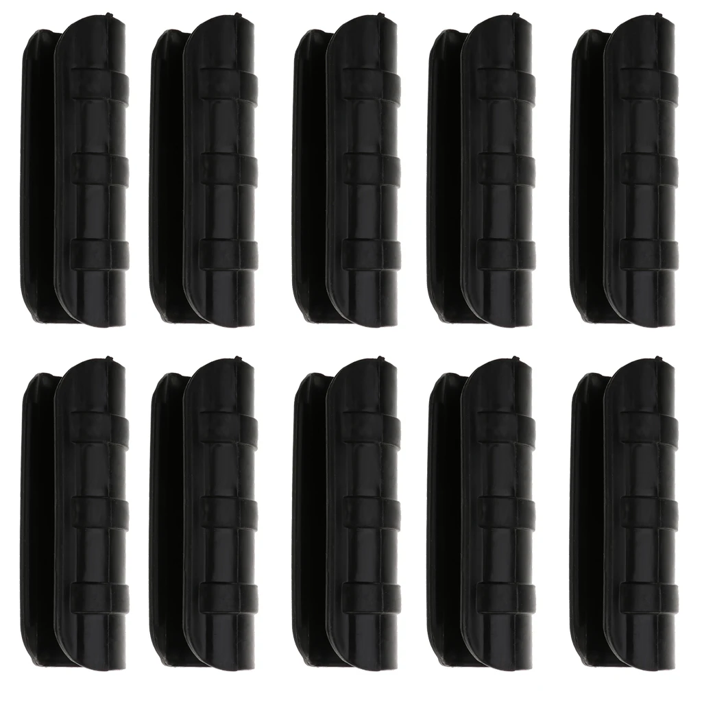 10pcs 0.98'' Garden Buildings Tube Clip Greenhouse Frame Pipe Film Clamp Heavy Duty