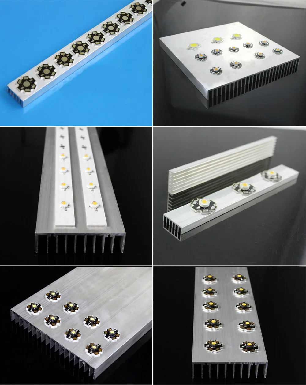 de alumínio LED de alta potência, 100W, 200W, 300W, 500W