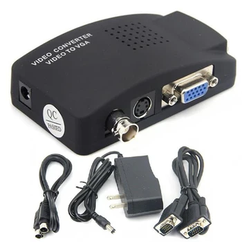 

Multifunction Monitoring interface display BNC to VGA adapter Vedio 1920*1280PComputer BNC to vga converter for camera DVD