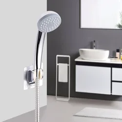 Economic Type ABS Plastic Chrome Single Function Water Saving Bathroom Fittings Hand Shower Head