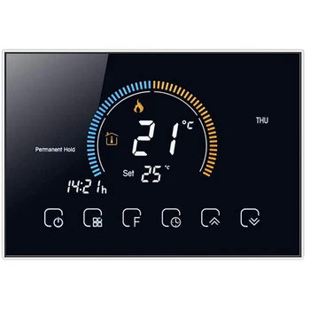 

WiFi Smart Thermostat with Presssn Color Display Wireless Programmable Thermostat Controller for Home Office