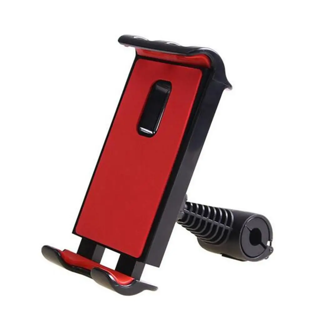 Автомобильный держатель для телефона на заднее сиденье Подставка для планшета автомобильный Стайлинг подголовник крепление для ПК подставка для планшета держатель в автомобиль для iPad gps - Цвет: Red