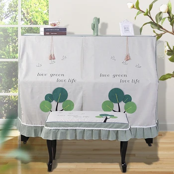 

1pcs High-quality Piano cover cloth Nordic modern simple Princess half cover scarf new fabric European cover dust cover
