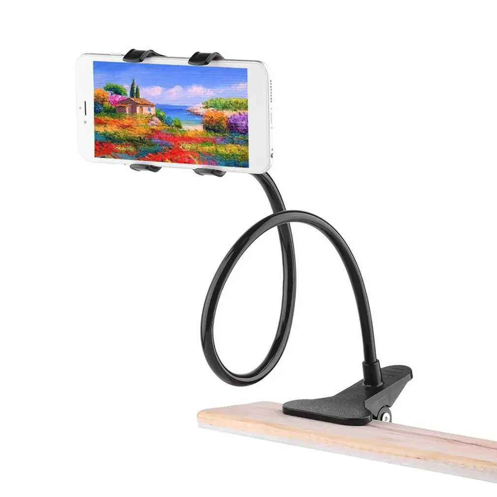 Universal Lazy Holder Arm Flexible Mobile Phone Stand Stents Bed Desk Table Clip Gooseneck Bracket for iPhone | Мобильные телефоны
