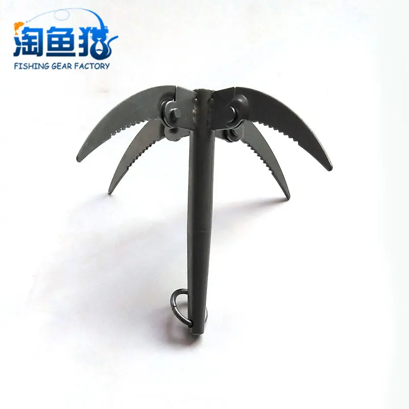 

Aquatic Plants Knife Folding Four Hooks Aquatic Plants Anchor Knife Boat Anchor Ice Maker Mower Knife Angling Accessories Fishin