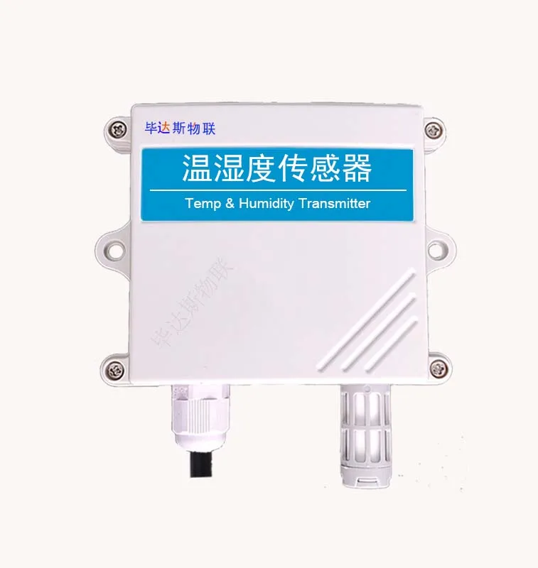 

Temperature and Humidity Sensor Transmission Control Instrument 4-20mA Analog RS485 Output Waterproof