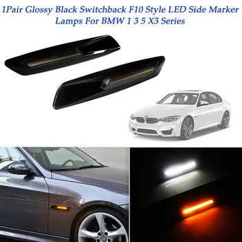 

Accessories Side Marker Lights Left+right Smoked Lens Fender For BMW 1 3 5 X3 Series Parts