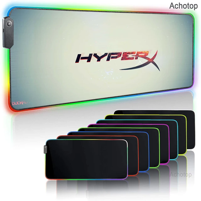 HyperX RGB Gaming Mouse Pad LED Soft Extra Extended Large Mousepad Gamer Anti-Slip Rubber Base XL PC Computer Keyboard Mouse Mat 20