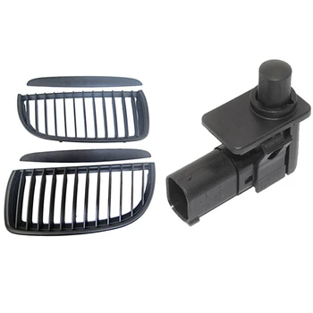 

Front Kidney Grill for Bmw 05-08 Sedan Wagon E90 E91 4Dr & for Bmw E46 320I Hood Alarm System Switch Under Hood Sensor