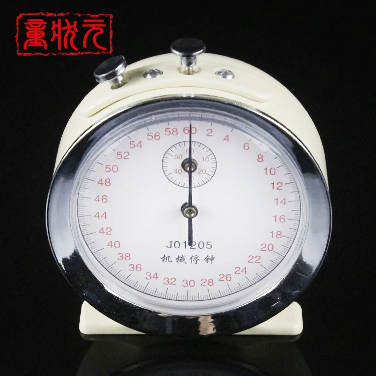 

Physics Experiment Timer Mechanical Stop Clock Stopwatch Timing 60s 0.1s Physics Teaching Instrument Mechanical Clock Stopwatch