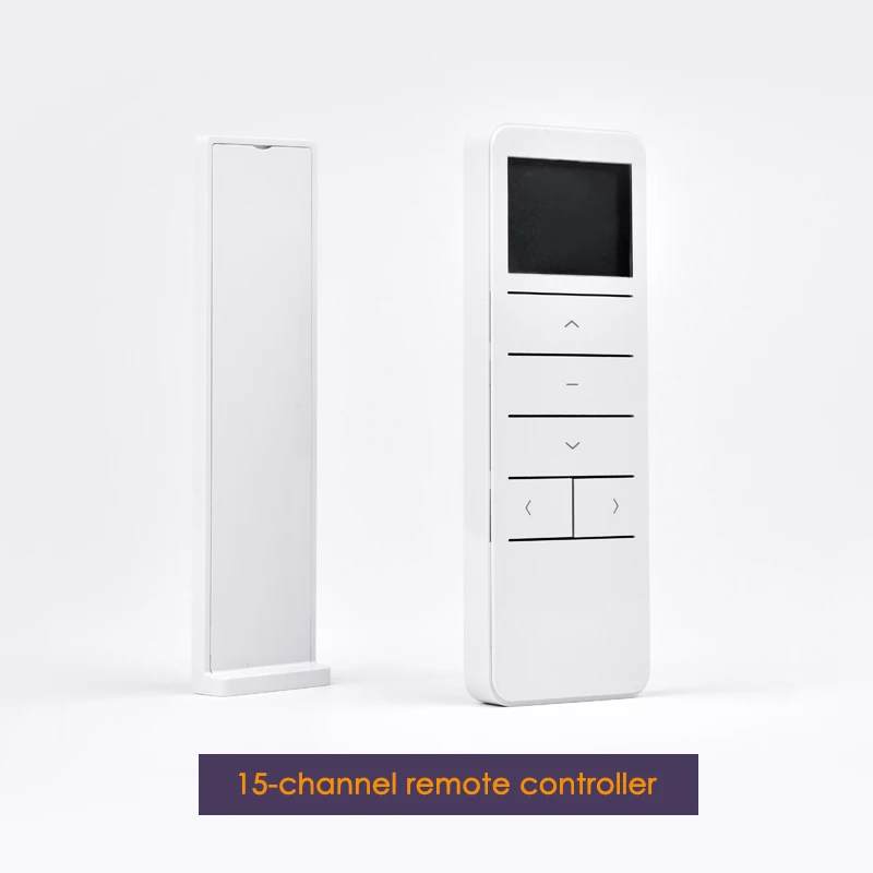 15channel remote Dooya KM25TEQ-0.7/20 трубчатые моторы электрические роликовые zebra глухие трубчатые моторы интеллектуальный пульт дистанционного управления используется для 38 мм трубки - Цвет: 15channel remote