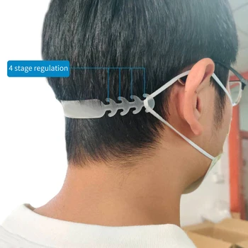 

10pcs Head Mounted Easy Clean Masks Earband Extension Strap Practical Non Slip Anti Lure PP Adjustable Size Solid Auxiliary Belt