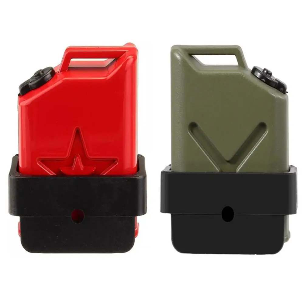 

T-power 2pcs 1/10 Plastic Fuel Tank RC Crawler Car Decor Oil Drum for TRX4 scx10 90046 Wrangler JK D90 D110 Car Accessories