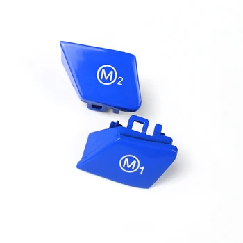 

For BMW M3 M4 F80 F82 F83 Switch Button Covers Blue Dustproof Anti scratch Corrosion resistant