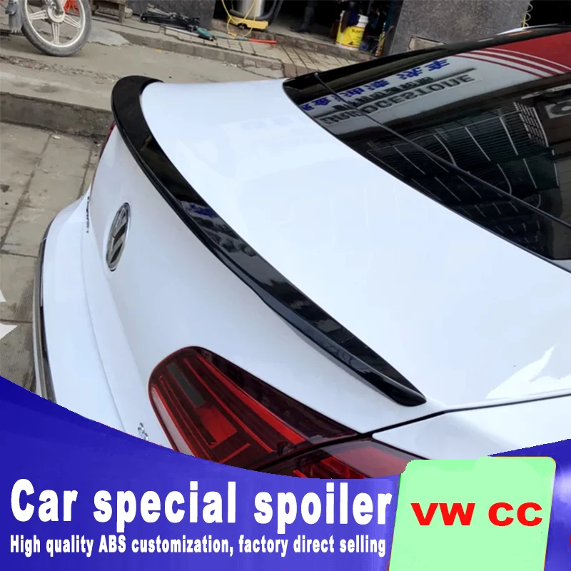 Новый дизайн для Volkswagen VW CC от 2009 до 2017 задний спойлер с крыльями багажника