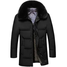 Зимние парки мужские chaqueta hombre мужские средней длины чистый цвет утолщенная толстовка теплая хлопковая стеганая куртка пальто jaqueta masculino