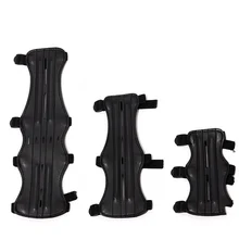 

Microfiber Leather Arm Guard 3 Strap Arm Guard Protection Safe Guard for Archery Hunting Shooting