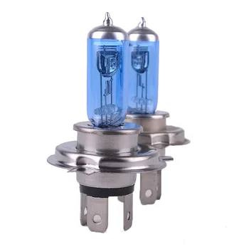 

2 Pcs H4 5000K Halogen Headlight White Light Lamp Bulbs 55W 12V/24V