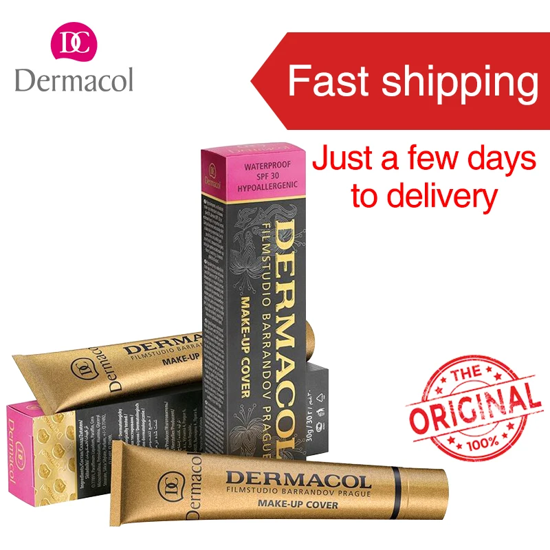 Основа Dermacol макияж покрытие веснушки акне основа Corretivo крем Прямая поставка