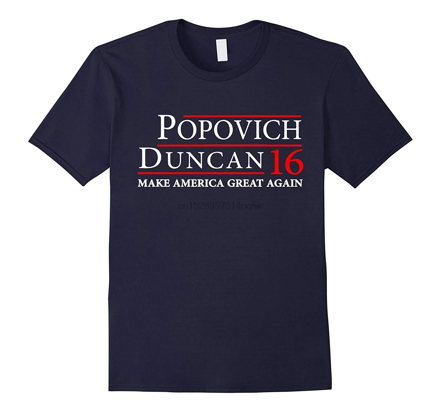 Мужская футболка Popovich Duncan 2016 Футболка 16 Футболка-RT женские и мужские футболки |