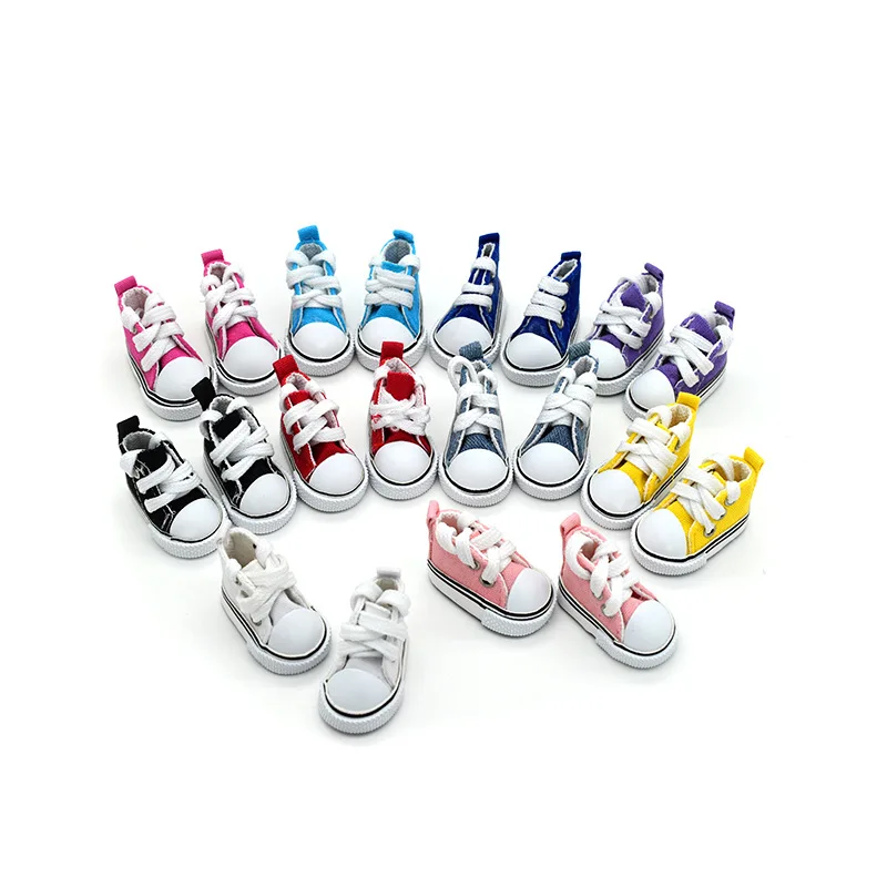 1/6 BJD 5cm Doll Baby Shoes Canvas Shoes Sneakers Accessories
