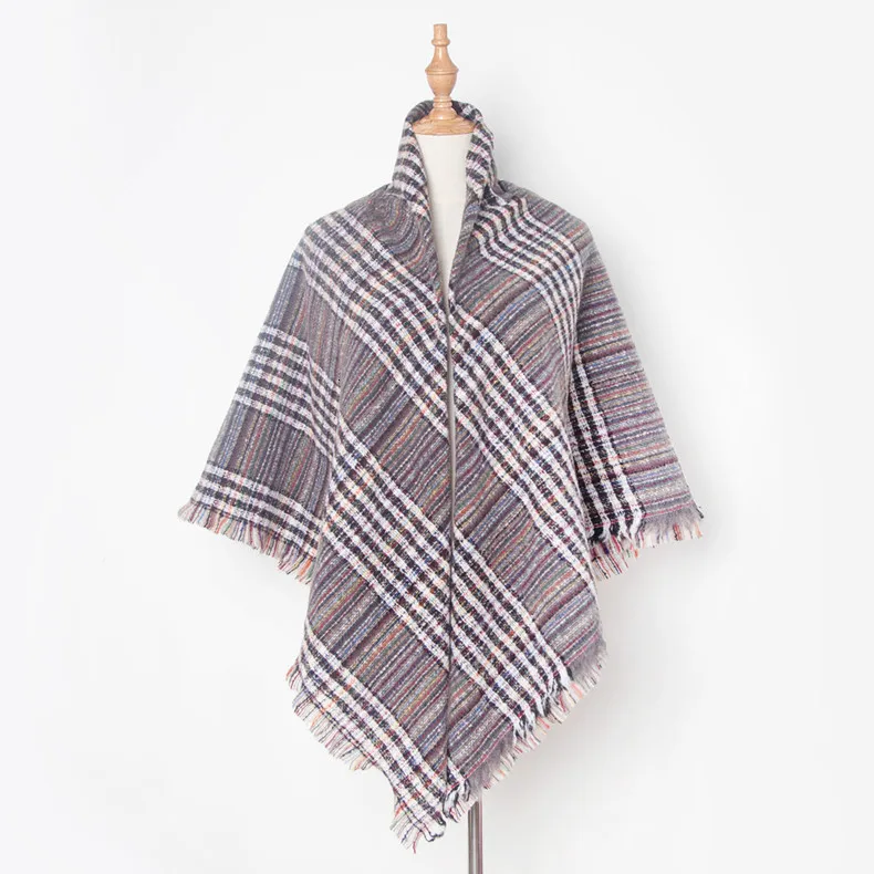 Грубой полосой колючие волосы будет платок шарф женщина шаль