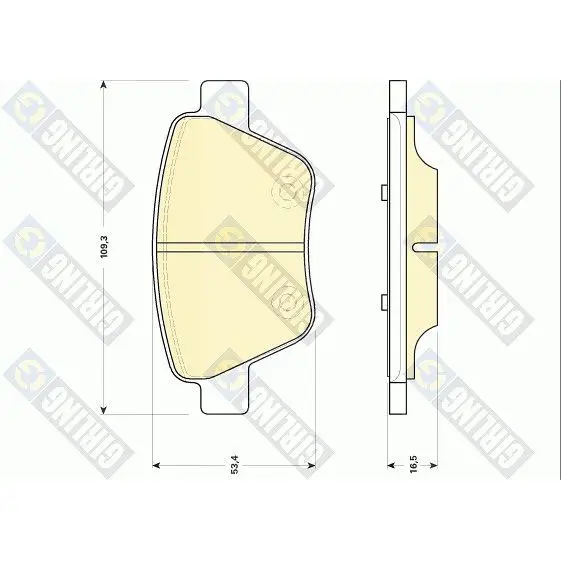 Колодки тормозные SKODA OCTAVIA 04-/SUPERB 08-/VW CADDY/TOURAN 1