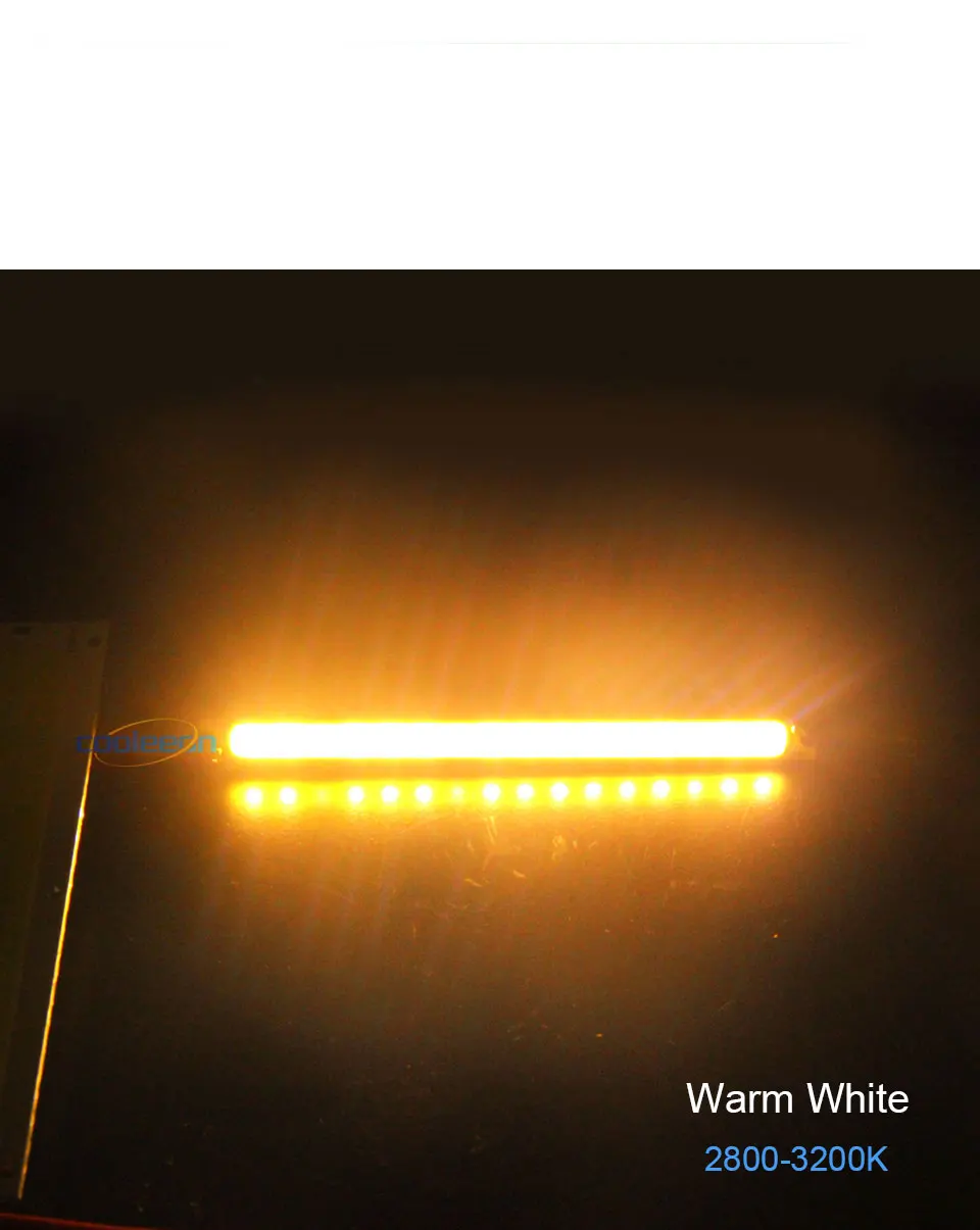 1008MM COB LED Strip 10cm Bar Lights 5W 12V DC LED Light Emitting Diode COB Chip Warm Cold White Lighting Bulb Lamps (8)
