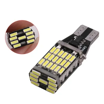 

10 Pieces T15 LED Lights Error-Free Lamps W16W 6000K White 45 SMD 4014 Auto Vehicles Parts Signal Lamp
