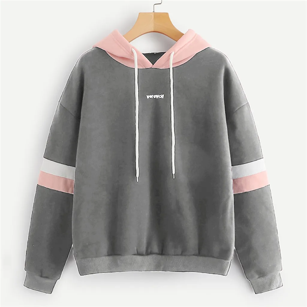 Женская пушистая Беговая толстовка с капюшоном Осень Зима с буквенным принтом Толстовка kpop с длинным рукавом шляпа Туника синяя Бургундия bts-bangtan