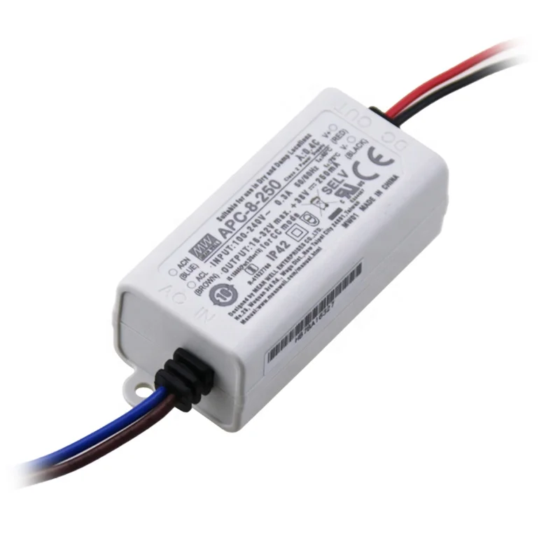 [Seven Neon]MEAN WELL APC-8-250 APC-8-350 APC-8-500 APC-8-700 LED Driver High effection Single Output Switching Power Supply