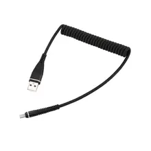 USB-C Type C Cable stretched Coiled Spring Spiral Type-C Male Extension Cord Data Sync Charger Wire Charging Cable For Samsung USB-C Type C Cable stretched Coiled Spring Spiral Type-C Male Extension Cord Data Sync Charger Wire Charging Cable For Samsung